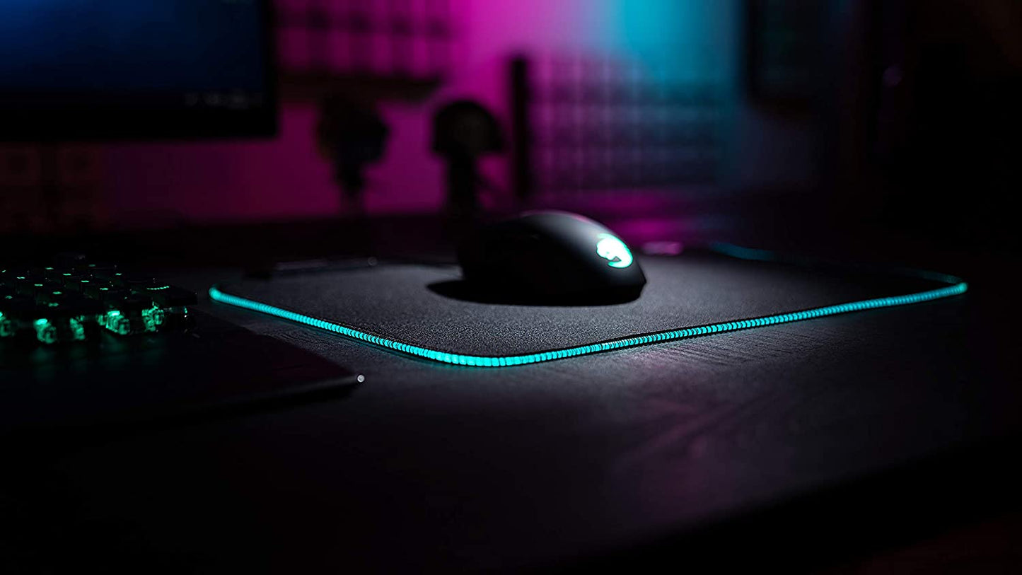 Sense Aimo RGB Gaming Mousepad – Medium, Soft, Non-Slip, Stitched, Owl Eye