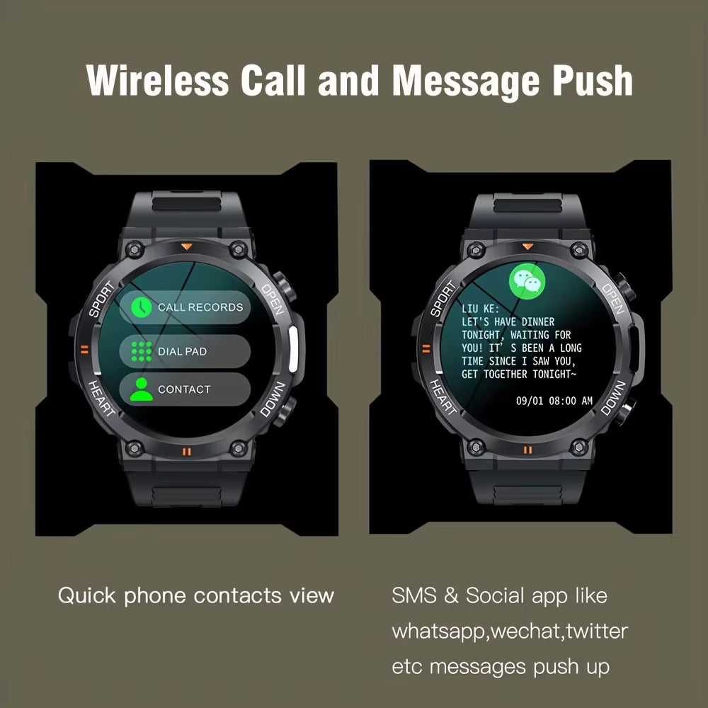56Pro Men’s Smartwatch ⌚ | Heart Rate, Sports, HD Screen, Long Battery