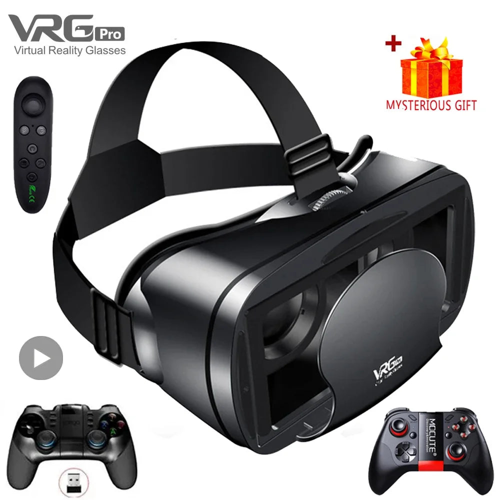 3D VR Headset – 7" Smart VR Glasses for Android & iPhone