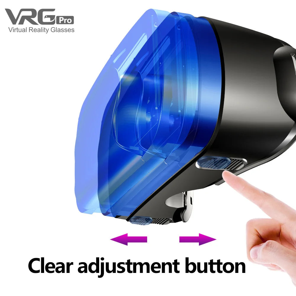 3D VR Headset – 7" Smart VR Glasses for Android & iPhone