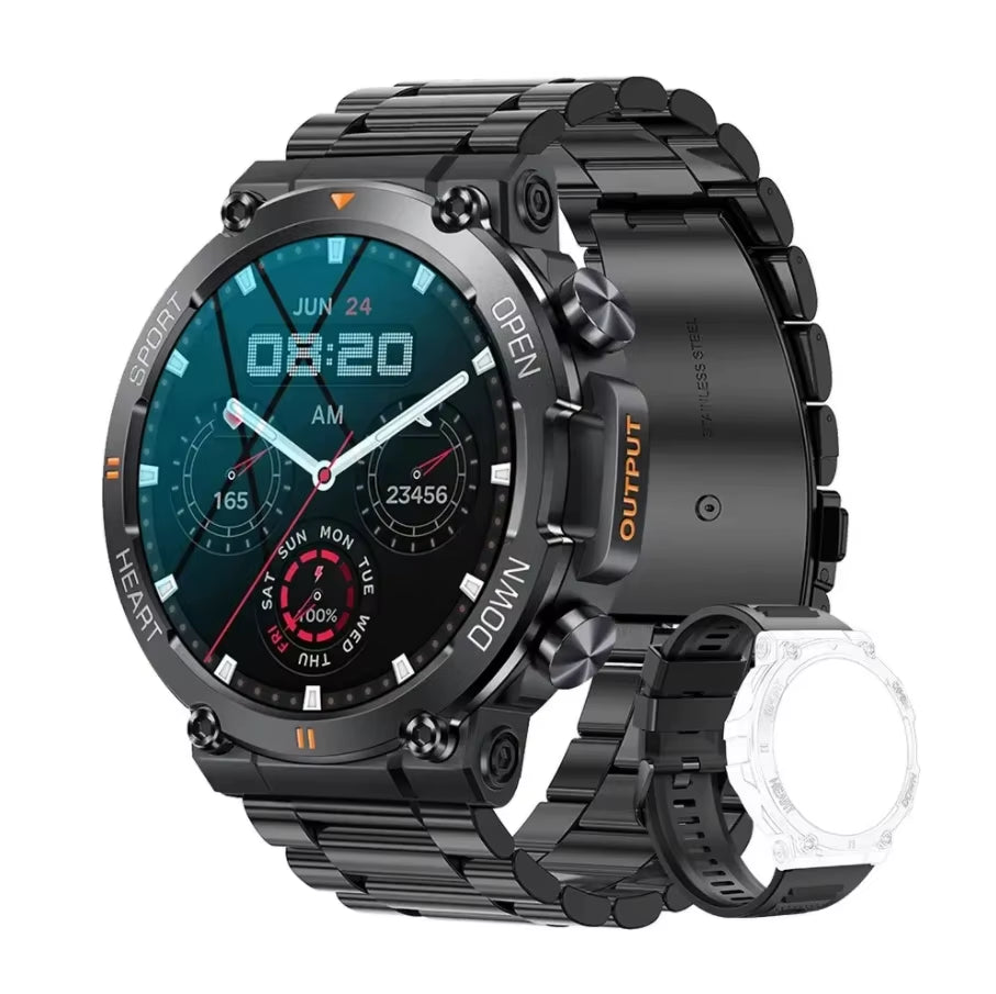 56Pro Men’s Smartwatch ⌚ | Heart Rate, Sports, HD Screen, Long Battery