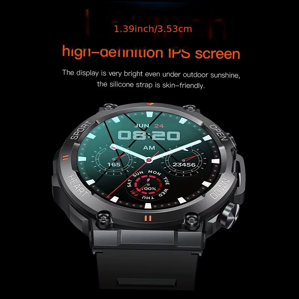 56Pro Men’s Smartwatch ⌚ | Heart Rate, Sports, HD Screen, Long Battery