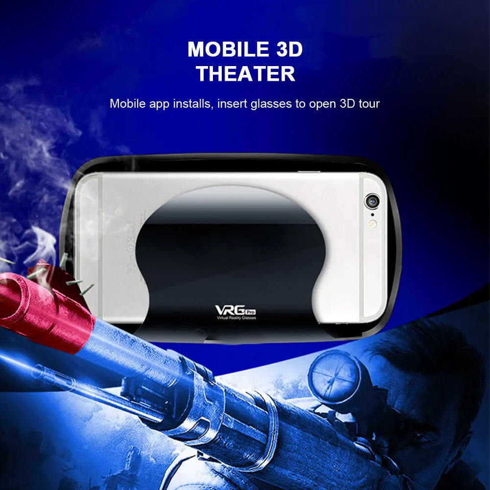 3D VR Headset – 7" Smart VR Glasses for Android & iPhone