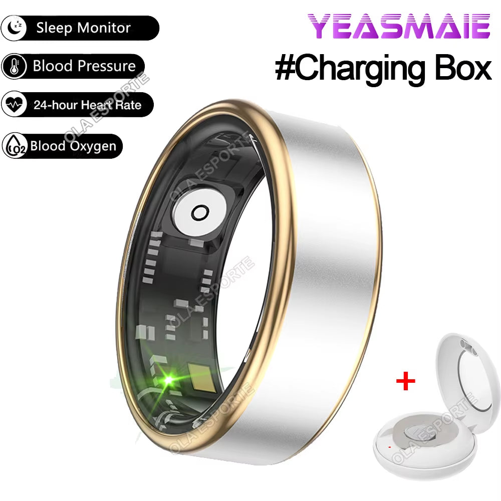 Smart Health Ring – Heart Rate, SpO₂, Multi-Sport, Waterproof