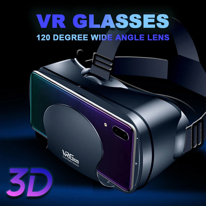3D VR Headset – 7" Smart VR Glasses for Android & iPhone