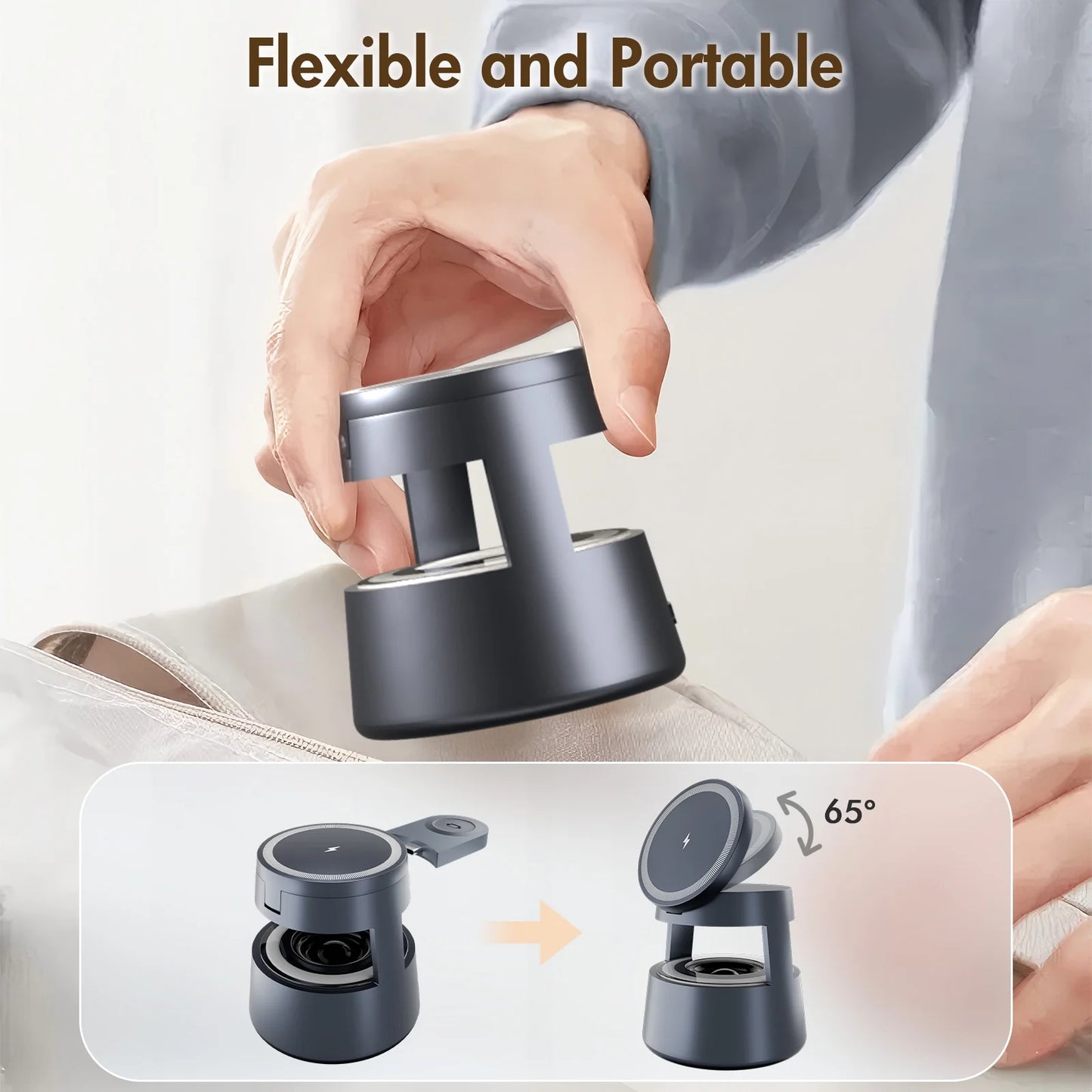5-in-1 Wireless Charging Station – 15W Fast Charge for iPhone, AirPods & Apple Watch
