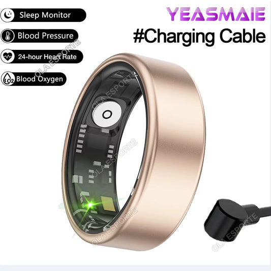 Smart Health Ring – Heart Rate, SpO₂, Multi-Sport, Waterproof