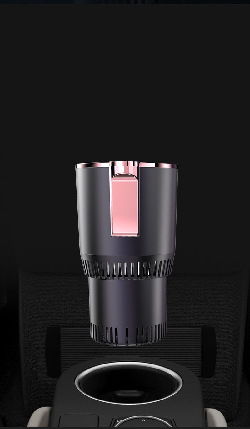 2-in-1 Intelligent Car Cup Warmer & Cooler – Smart Digital Display
